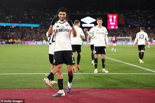 Raul Jimenez scored late as Fulham beat West Ham 1-0 at the London Stadium on Saturday