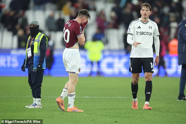 Ollie Scarles late error meant West Ham's run without a clean sheet stretched to 15 games