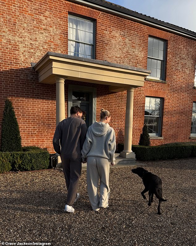 Grace and Luca enjoyed a winter walk together over the Christmas period