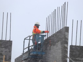 Construction of a new student residence at Lambton College