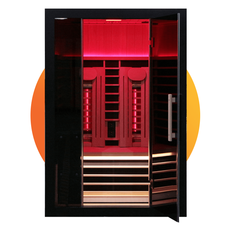 Eclipse 2-Person Red Light & Infrared Sauna