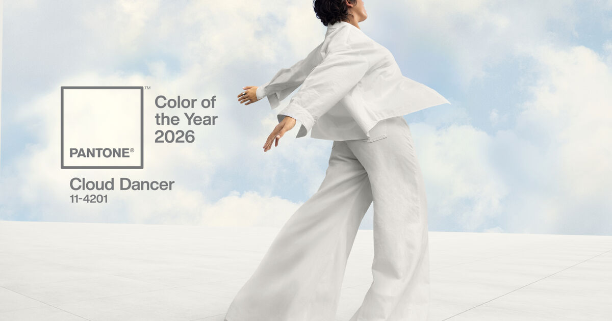 Pantone names “Cloud Dancer” its 2026 color of the year.