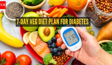 7-day high-fiber, nutrient-dense vegetarian diet plan for diabetes