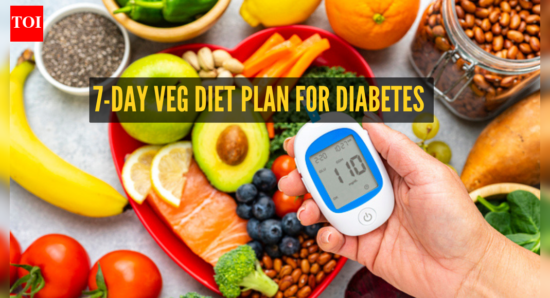 7-day high-fiber, nutrient-dense vegetarian diet plan for diabetes