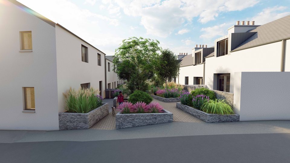 An artist’s impression of the Dunlo Hill development in Ballinasloe. Credit OBFA Architects.
