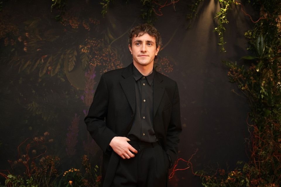 Paul Mescal at the 'Hamnet' premiere in Dublin.