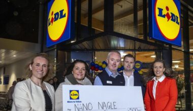 Customers flock to Kerry town’s new and improved Lidl store
