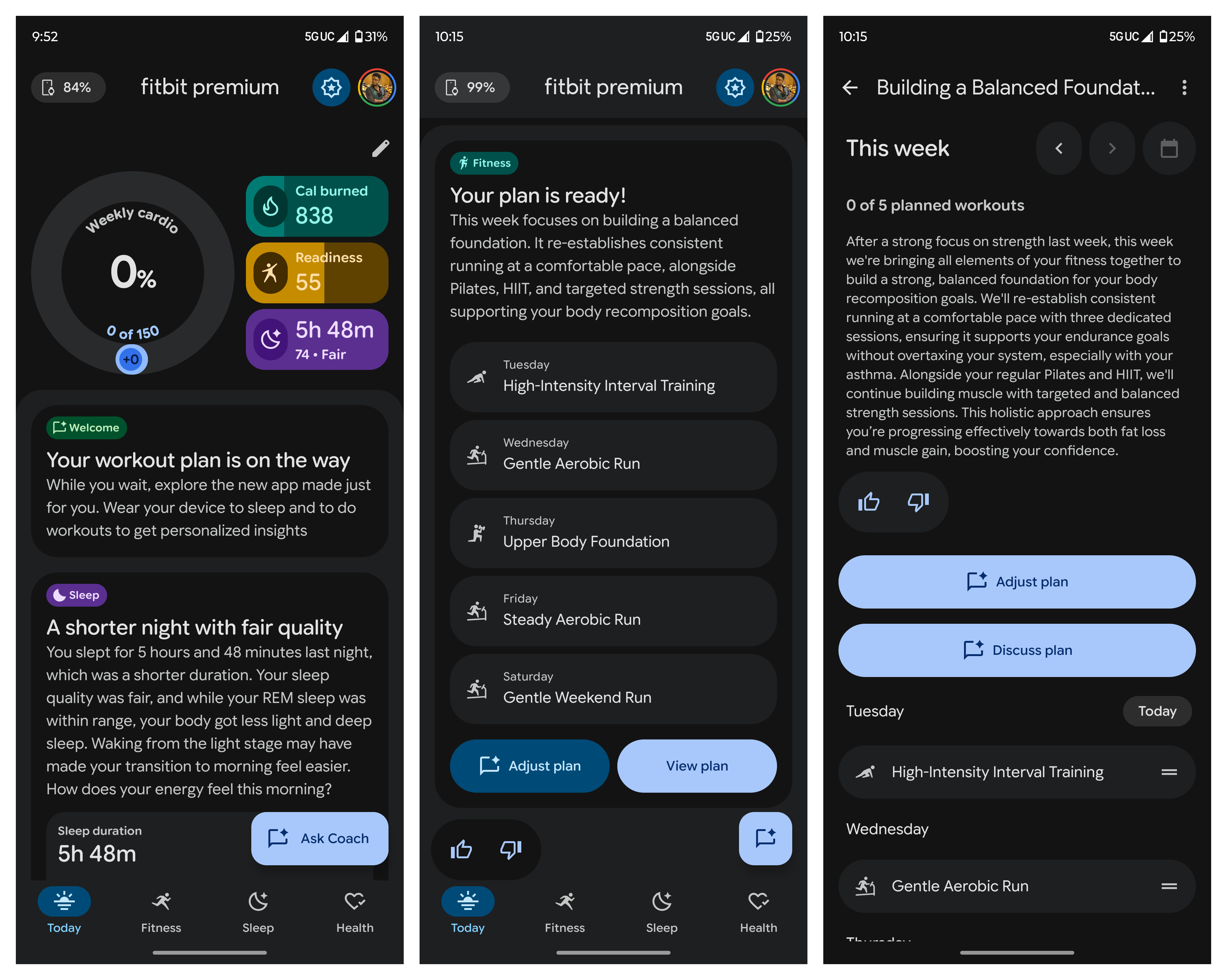 Setting up and exploring the Fitbit Personal Health Coach preview