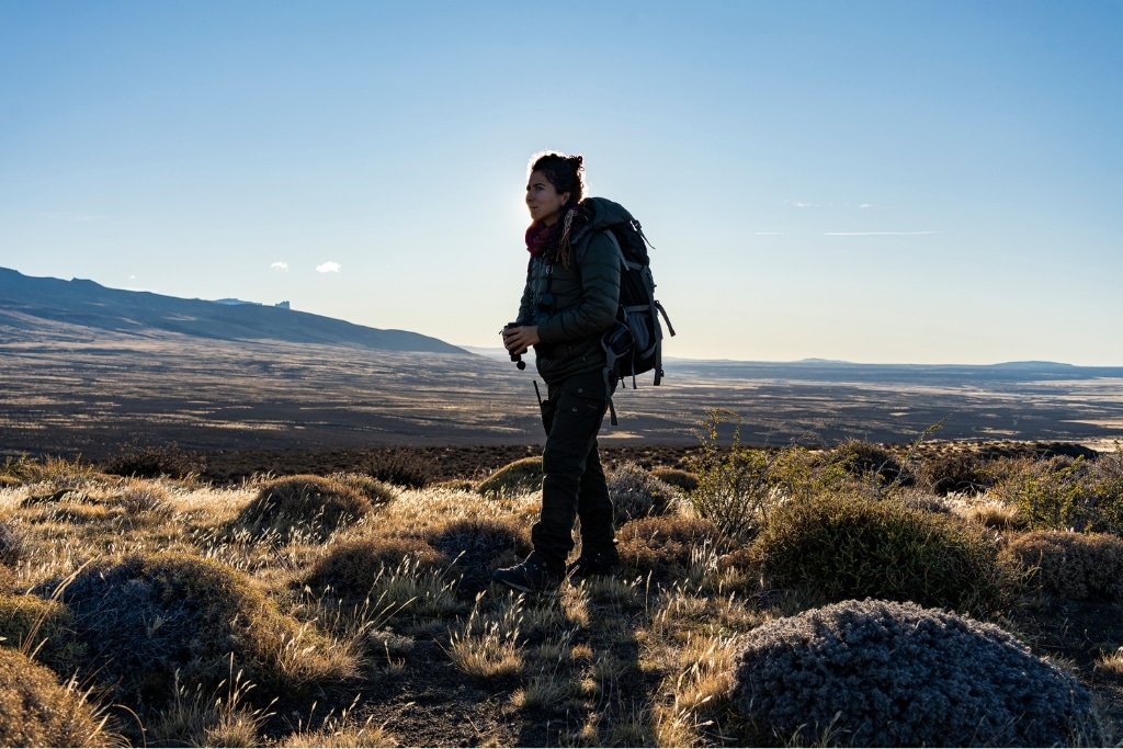 Solange takes the Edges of Earth Expedition team on a trek to find pumas in the wild.