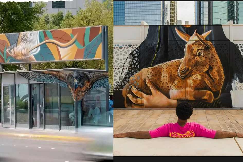 Look: Abu Dhabi turns buildings, streets into open-air galleries with 400 artworks