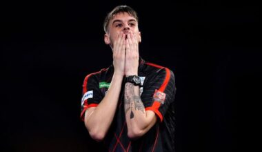 Player suspended from World Darts Championship following failed drugs test after first round win