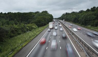 M1 crash: Woman hospitalised in five car crash as commuters face long delays