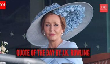 Quote of the day by J.K. Rowling: “It is impossible to live without failing at something, unless you live…” |