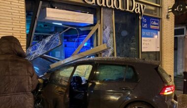 Car crashes into café in Dublin city centre