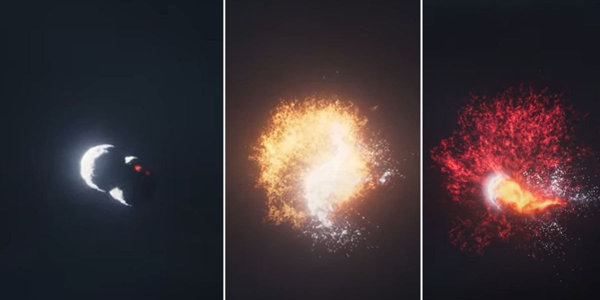 Asteroids smash into each other as astronomers witness incredibly rare moment 'unlike anything in our own Solar System'