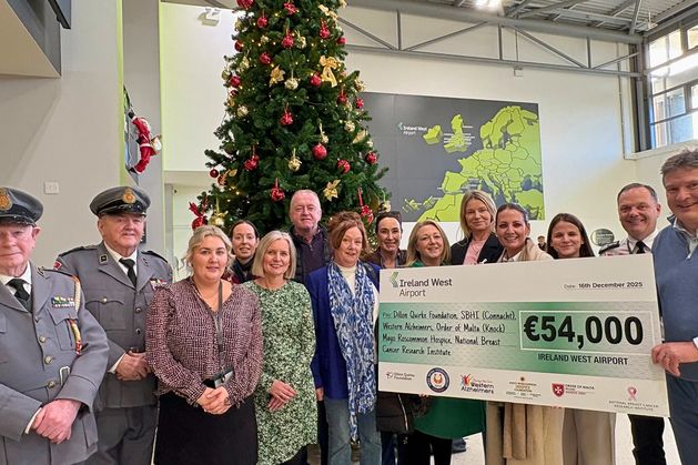 Ireland West Airport staff help raise over €50,000 for six charities