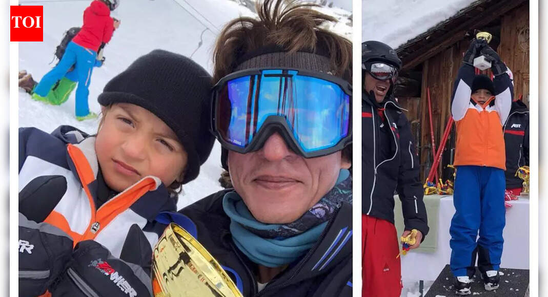 How Shah Rukh Khan and little AbRam treated the internet with their adorable snowy Swiss vacation in 2018-see pics |