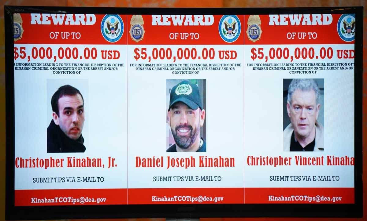 Kinahan crime gang wanted poster