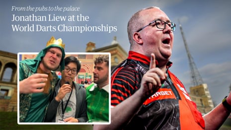 ‘From pubs to the Palace’: Jonathan Liew at the World Darts Championships – video