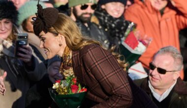 Kate Middleton jokes royal fan ate ‘too many mince pies’ after his chair tumbles