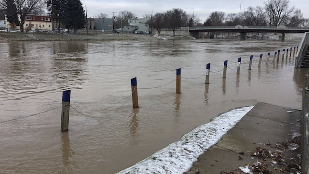 Rivers flood prompting safety warnings across southwest Ontario after weekend rain