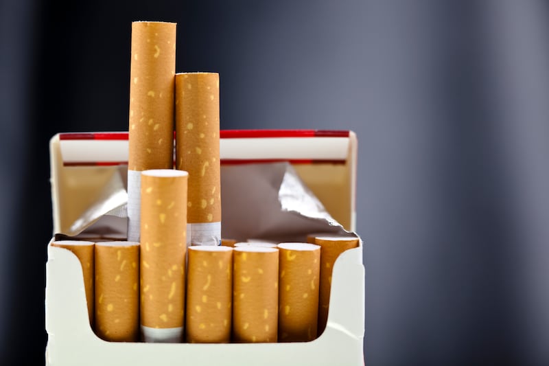 A person who smokes a packet of cigarettes a day is likely to save around €6,700 annually if they decide to kick the habit for the new year. Photograph: Getty Images