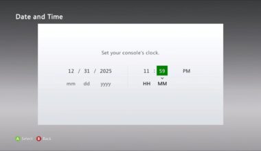 Xbox 360 User Shows What'll Happen When It Reaches Date Limit On December 31st, 2025