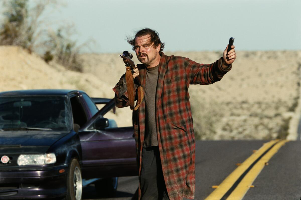 Leonardo DiCaprio in "One Battle After Another."