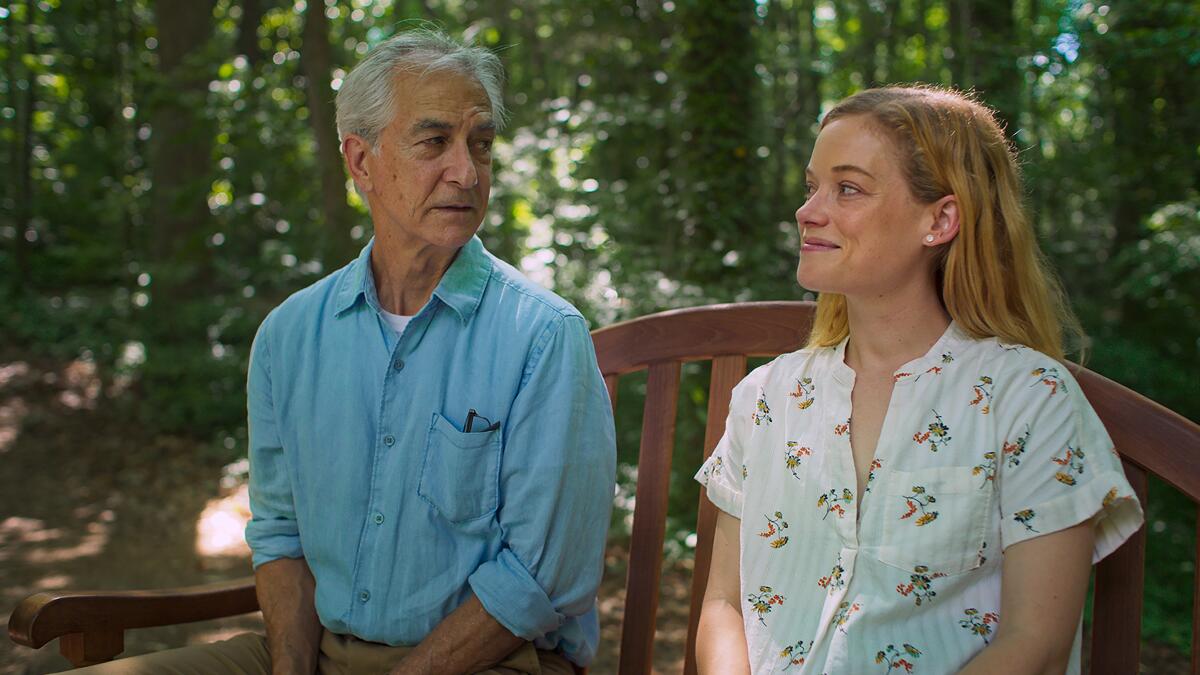 David Strathairn and Jane Levy in "A Little Prayer."