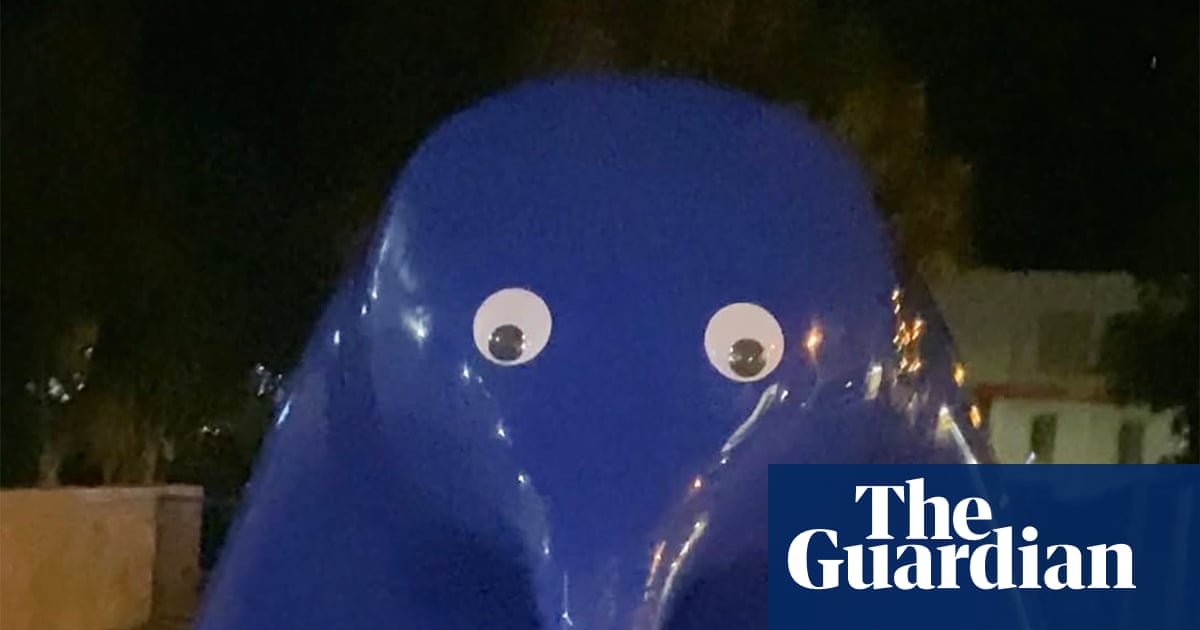 A vision splendid or eyesore? South Australian court to rule on ‘Blue Blob’ sculpture vandalism charge | South Australia