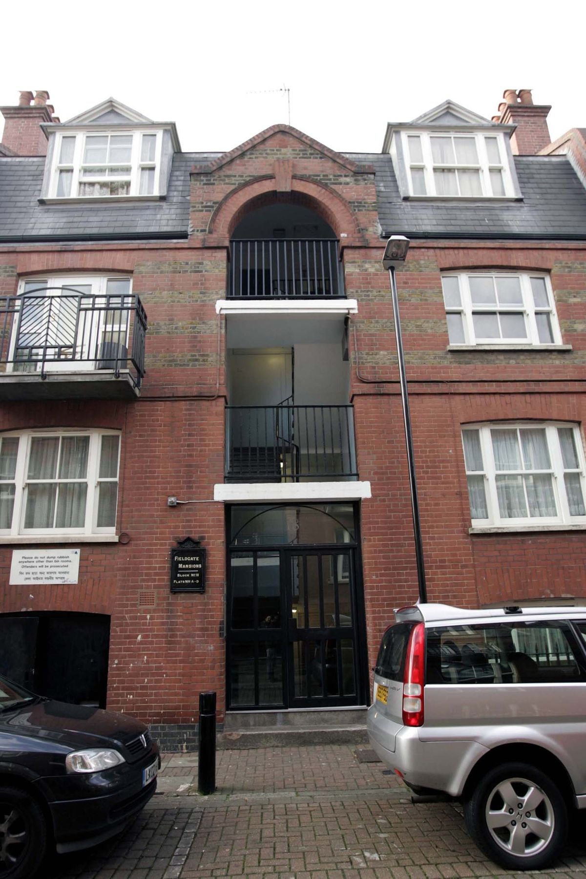 The flats where Mark Blanco lost his life