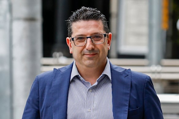 Paul Chiodo outside the Federal Court last month.