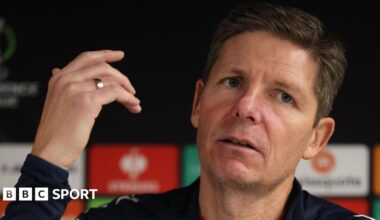 Crystal Palace manager Oliver Glasner