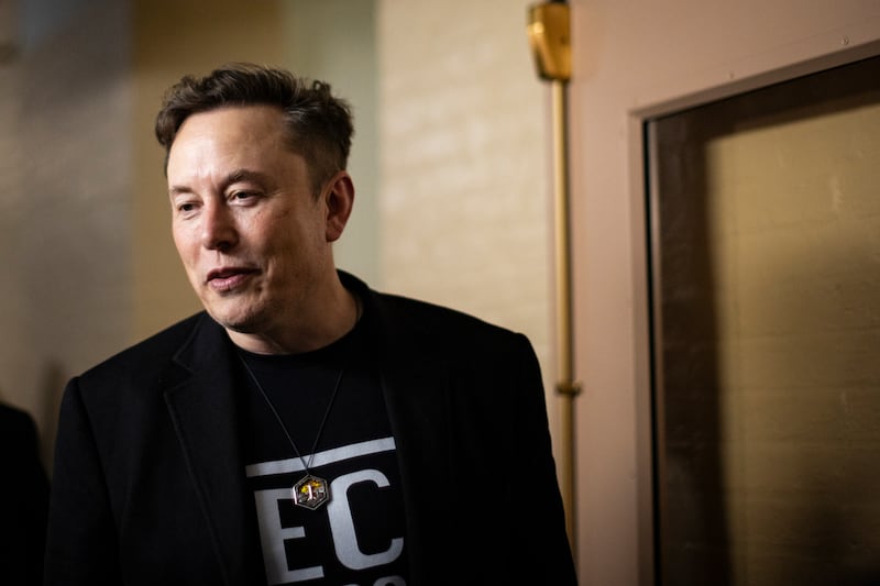 Elon Musk. Photograph: Maansi Srivastava/The New York Times
                      