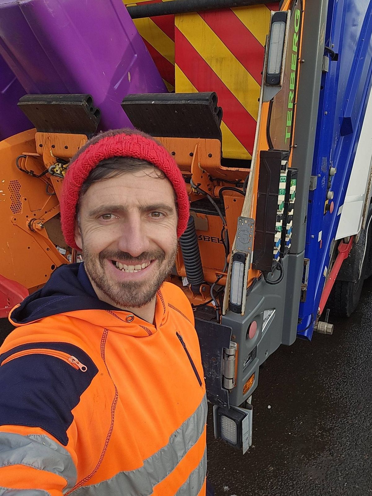 Ashley the bin man