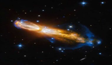 Rare glowing space structure observed by NASA