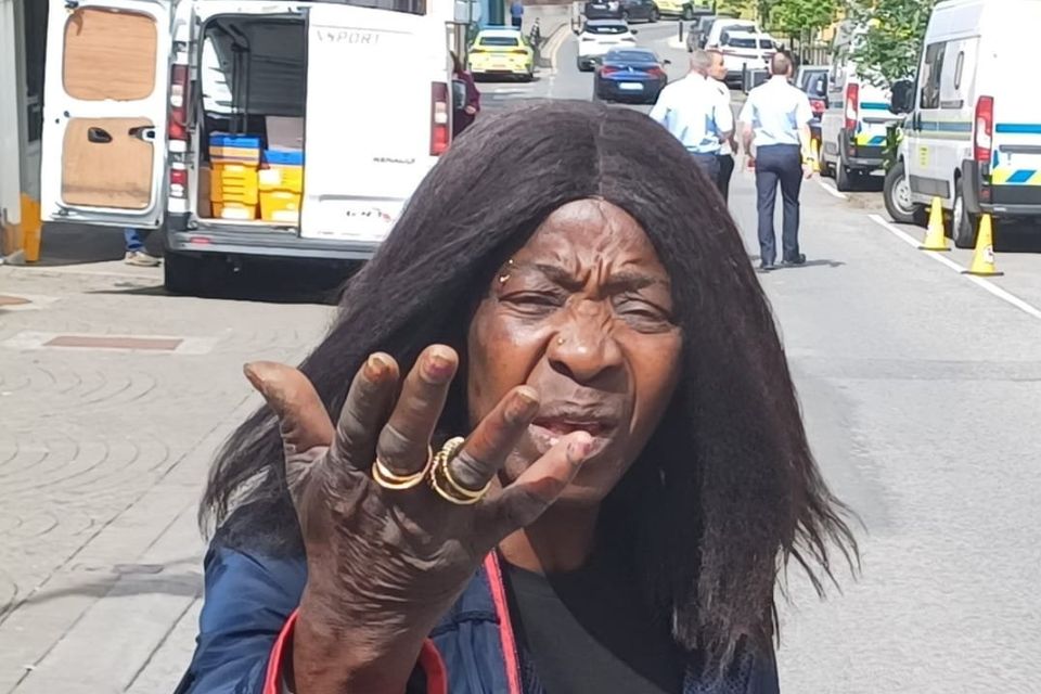Bianca Fahy outside Athlone Courthouse.