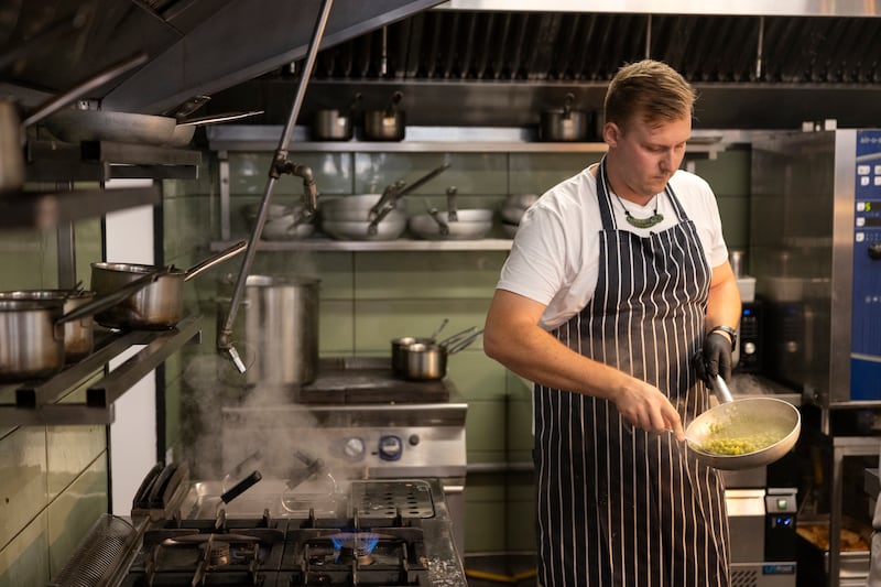 Chef Pontus Nordgren at Borgo, Phibsborough. Photograph: Chris Maddaloni