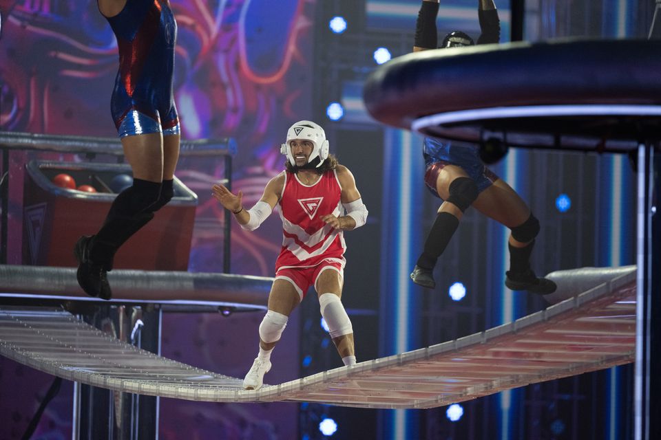 Joe Wicks on Gladiators: (BBC/Hungry Bear Media Ltd/Graeme Hunter/PA)