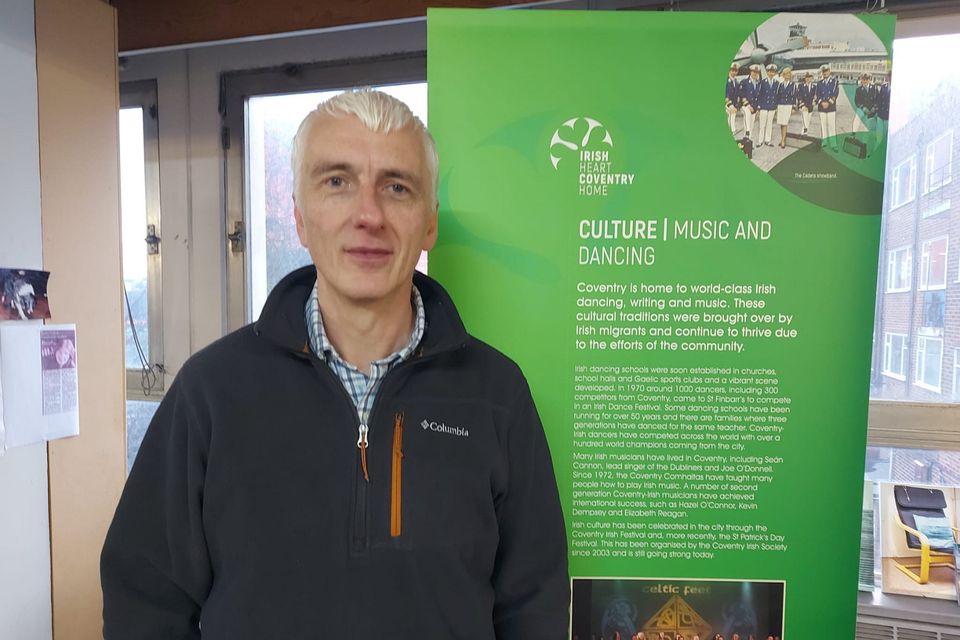 Simon McCarthy, CEO of Coventry Irish Centre.