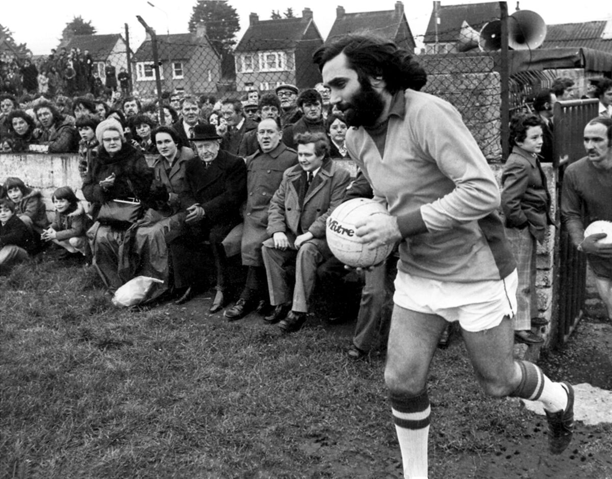 George Best turning out for Cork Celtic at Turner's Cross. Picture: Irish Examiner Archive