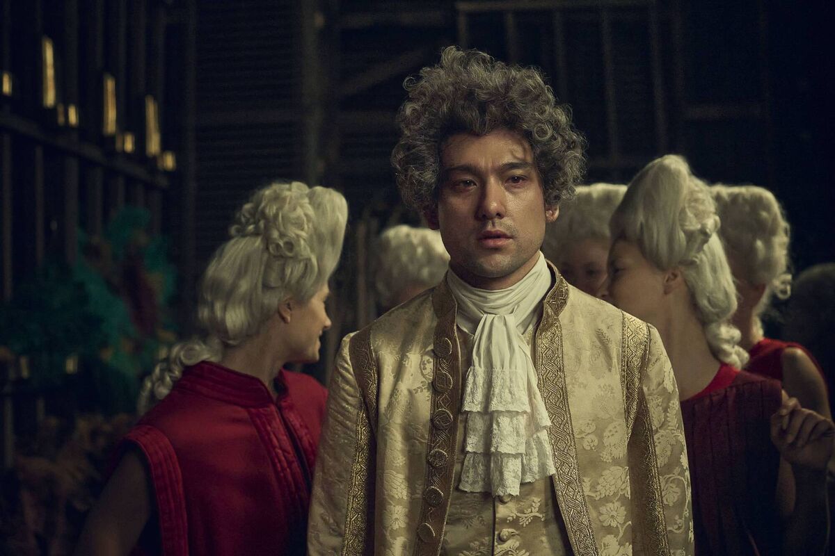 Will Sharpe as Wolfgang ‘Amadeus’ Mozart.