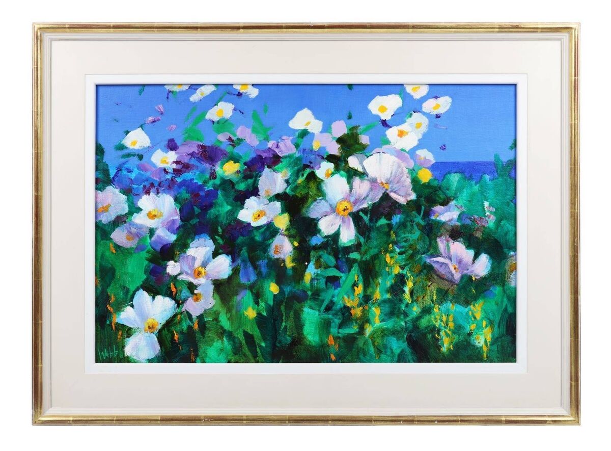 'River Run Poppies' by Kenneth Webb at Sheppard's.