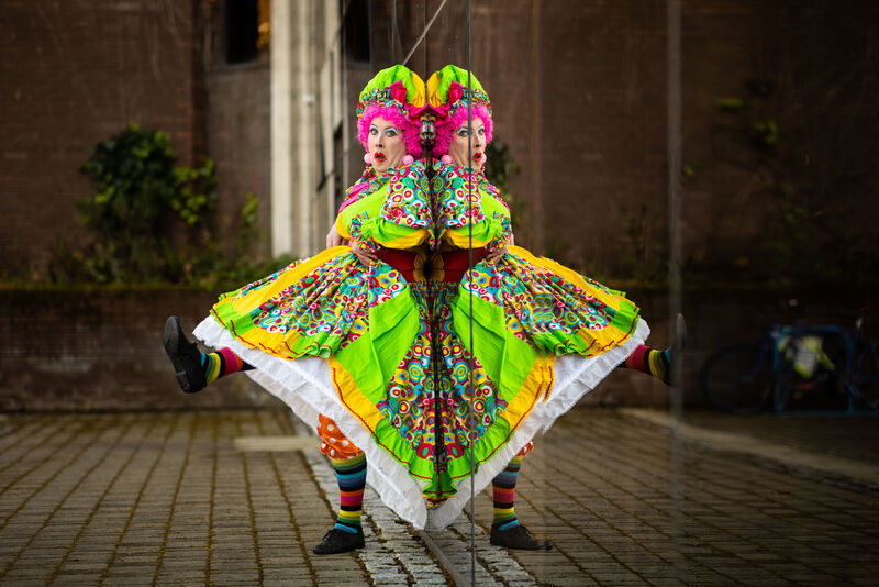 Myles Breen as Mammy Muck in the Robert C Kelly & University Concert Hall Limerick Panto "Jack & The Beanstalk". Photo: Sean Curtin True Media.