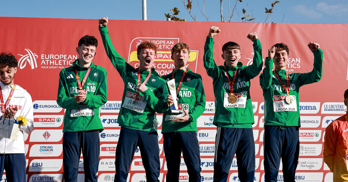 Gold for Griggs, senior silver for men, as Ireland claims four medals at Euro Cross Country