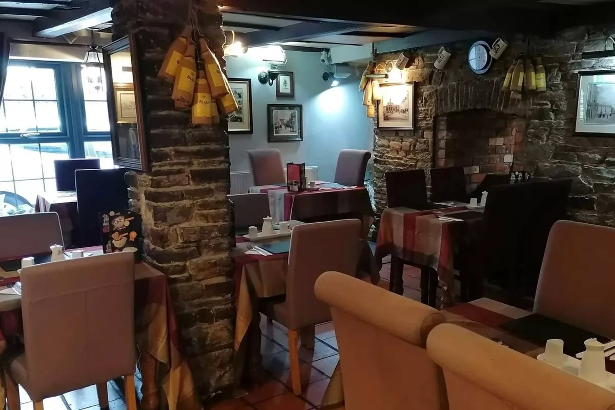 The inside of the Corner House Inn