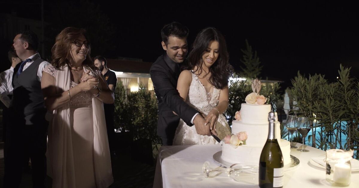 We were having our party on the mountainside — so it couldn’t rain!