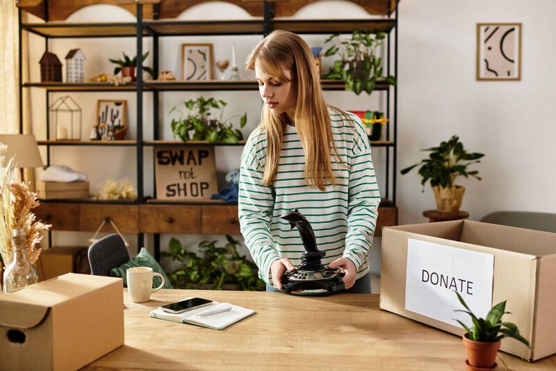 Decluttering now provides an opportunity to take things to the charity shop before Christmas.	Picture: Alamy/PA
                    