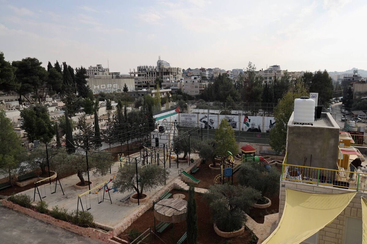 The Lajee Centre in Aida refugee camp lies on the outskirts of Bethlehem. 