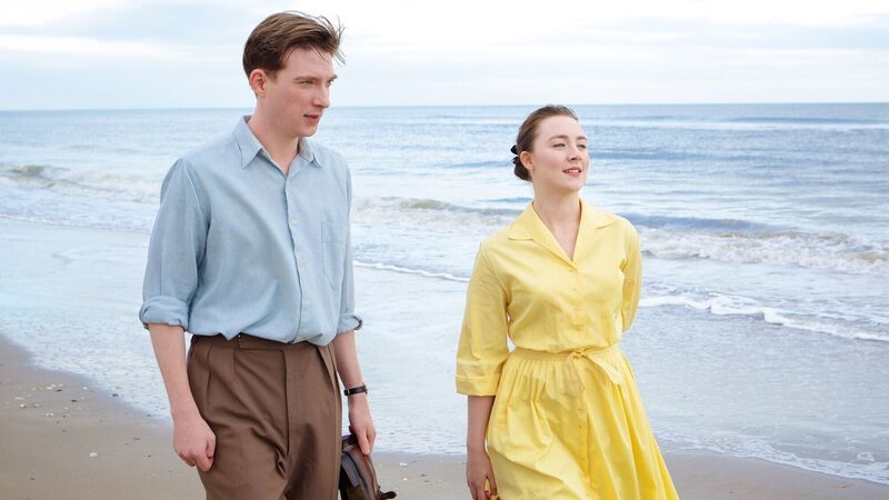 Domhnall Gleeson and Saoirse Ronan in Brooklyn. File picture